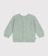 Babies' Knitted Cotton Cardigan