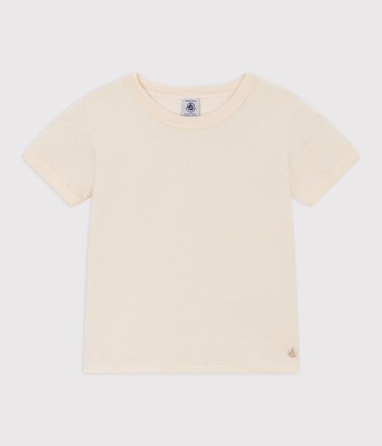 Children's Unisex Terry T-Shirt AVALANCHE Ecru