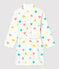 Girls' Multicoloured Heart Fleece Dressing Gown MARSHMALLOW white/MULTICO white
