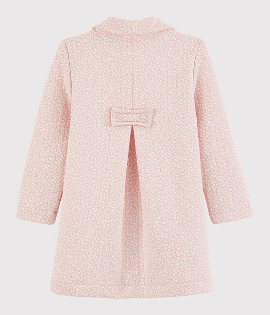 Girls' Quilted Tube Knit Coat MINOIS pink