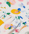 Babies' Cotton Dress  MARSHMALLOW white/MULTICO white