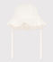 Babies' Broderie Anglaise Sun Hat MARSHMALLOW white