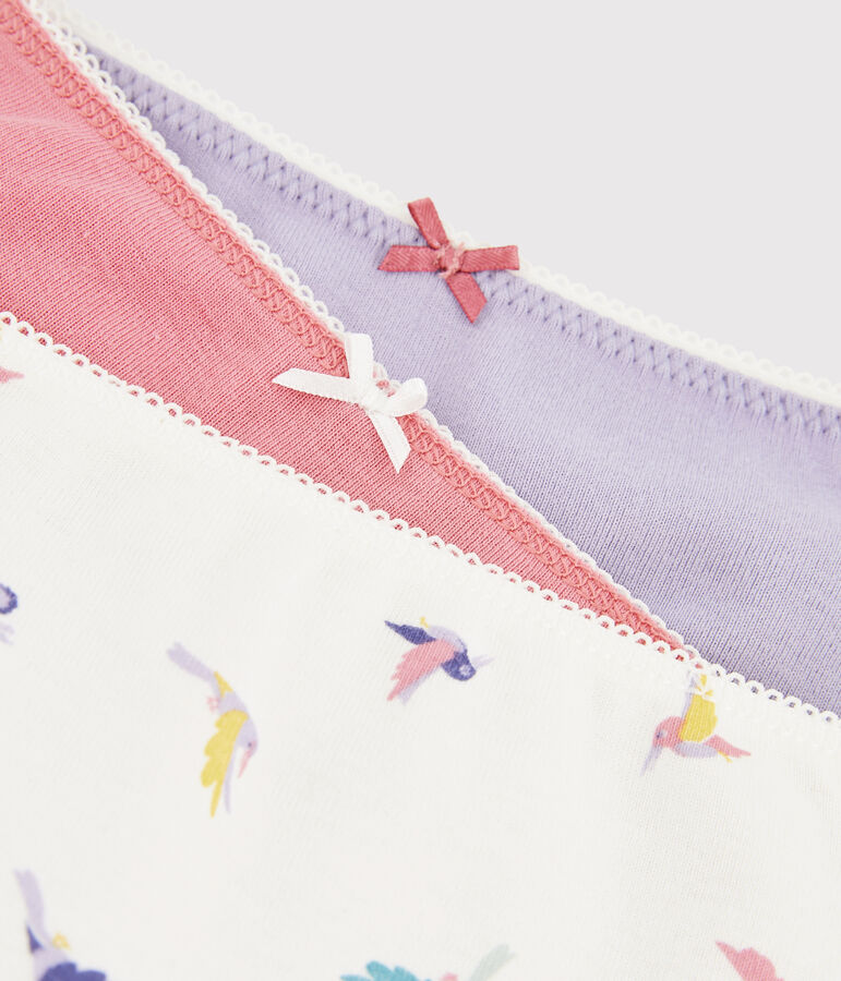 Girls' Bird Print Hipsters - 3-Piece Set variante 1