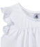 Girls' Fine Cotton short Pyjamas ECUME white