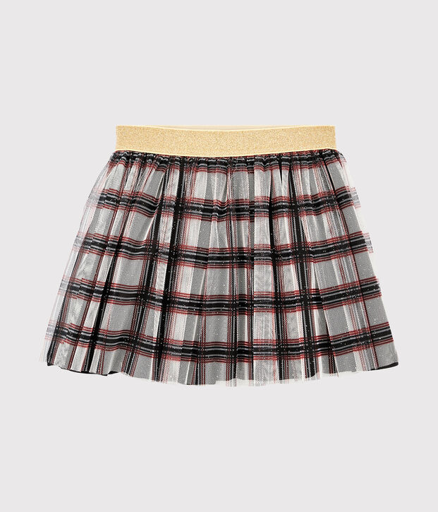 Girls' Tulle Skirt white/multicolor