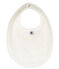 Baby boys' printed bib MARSHMALLOW white/MULTICO white