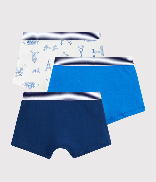 Boys' Paris Boxer Shorts - 3-Piece Set multicolor