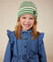 Girls' long-sleeved lightweight denim dress blue