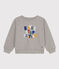 Boys' Fleece Sweatshirt CHATON CHINE grey