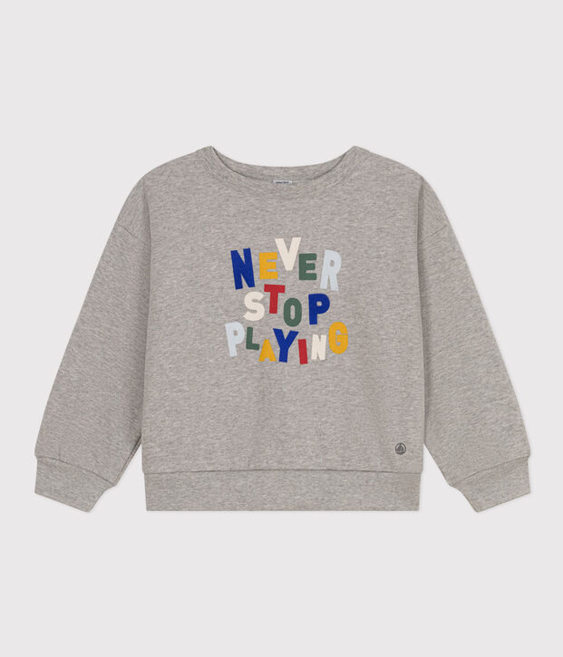 Boys' Fleece Sweatshirt grey