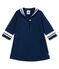 Baby girls' breton collared dress HADDOCK