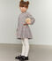 Girls' Print Dress BELUGA grey/MULTICO white