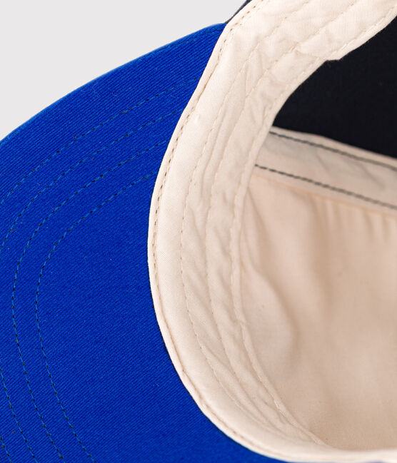 Babies' Cotton Cap SMOKING blue/MULTICO white