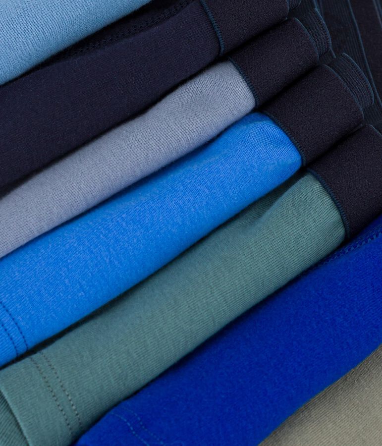 Pack of children's plain cotton boxers multicolor