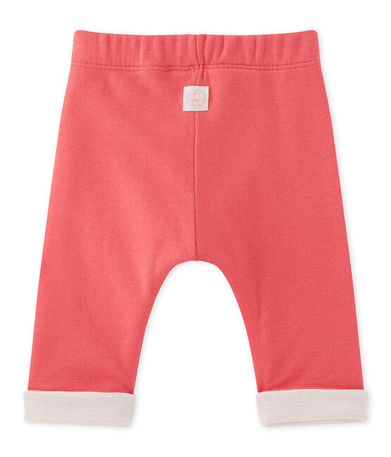 Baby boy's reversible pants Gloss pink