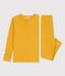 Unisex Plain Cotton/Tencel Pyjamas OCRE yellow