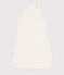 Babies' 1 TOG printed cotton sleeping bag MARSHMALLOW white/MULTICO white