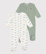 Babies' printed cotton pyjama suit - 2-Pack