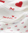 Baby girl's short sleeved body trio variante 1