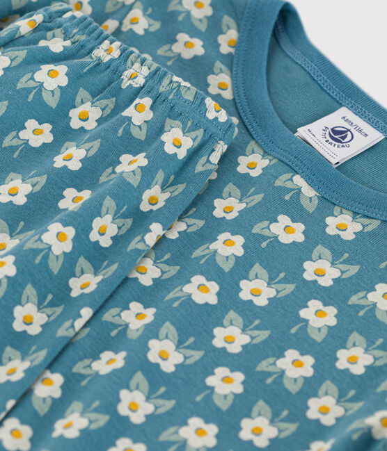 Girls' Snugfit Cotton Pyjamas POLOCHON /MULTICO