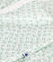 Babies' floral cotton one-piece/sleep sack MARSHMALLOW white/MULTICO white