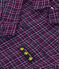 Children's checked flannel shirt SMOKING blue/MULTICO white