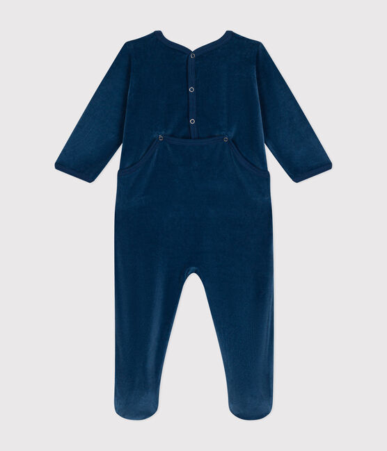 Dors bien en velours bébé INCOGNITO blue