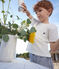 Boys' Short-Sleeved T-Shirt MARSHMALLOW white