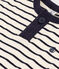 Babies' Short-Sleeved Slub Jersey T-Shirt AVALANCHE white/SMOKING blue