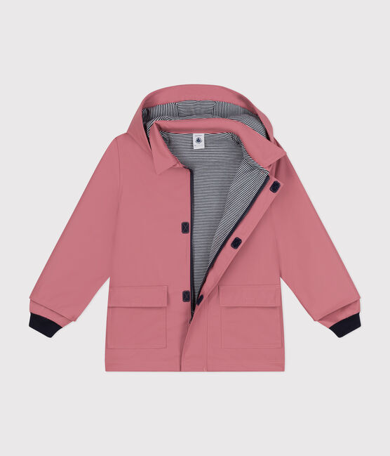 Children's unisex iconic recycled raincoat ROSEWOOD pink