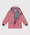 Children's unisex iconic recycled raincoat ROSEWOOD pink