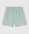 Babies' plain cotton shorts blue