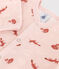 Babies' velour sleepsuit SALINE /AVALANCHE /MULTICO