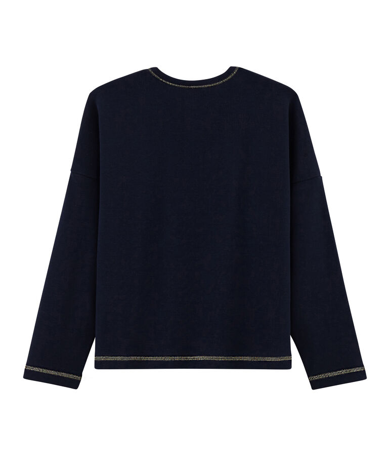 Girls' Screen Printed T-Shirt blue