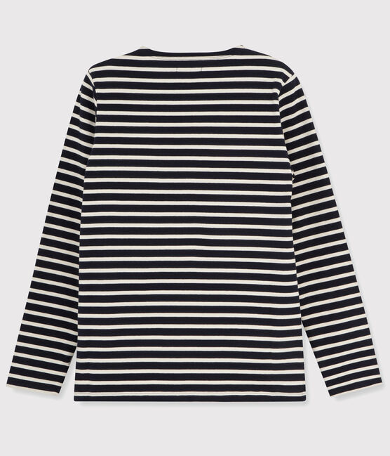 Men's Iconic Breton Top SMOKING blue/COQUILLE beige