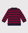 Babies' Cotton/Wool Breton Striped Pullover SMOKING /CORRIDA