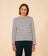 Women's Buttoned Cotton Breton Top
