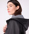 Iconic raincoat for men or women NOIR black
