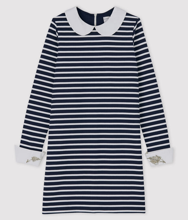 Petit Bateau x Deyrolle Women's Dress blue/white