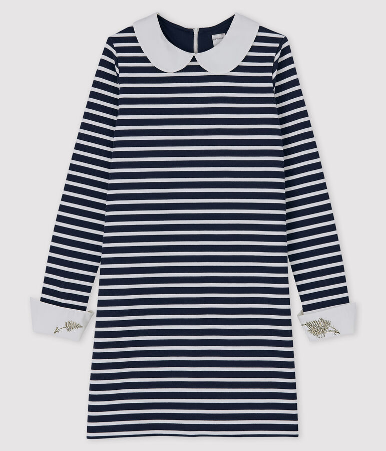 Petit Bateau x Deyrolle Women's Dress blue/white