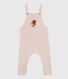 Baby Boys' Long Dungarees in Wool/Nylon/Alpaca Knit