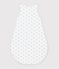 Babies' 3 TOG whale-print corduroy sleeping bag blue/blue