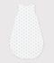 Babies' 3 TOG whale-print corduroy sleeping bag blue/blue