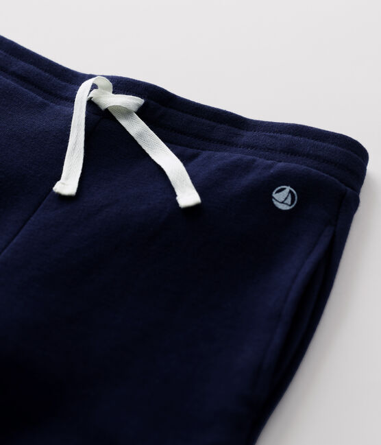 Girls' Comfy Cotton Trousers SMOKING blue