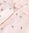 Babies' short-sleeved fruit print cotton dress and bloomers FLEUR pink/MULTICO white