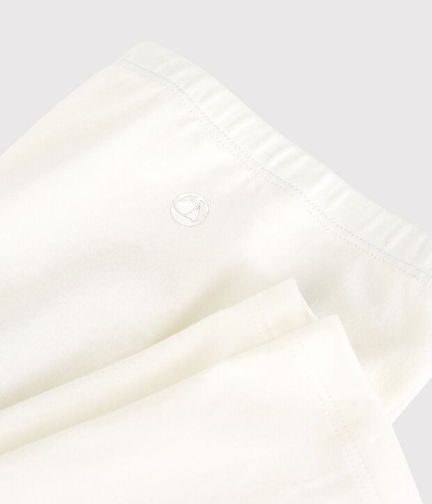 Girls' Lycra Jersey Leggings white