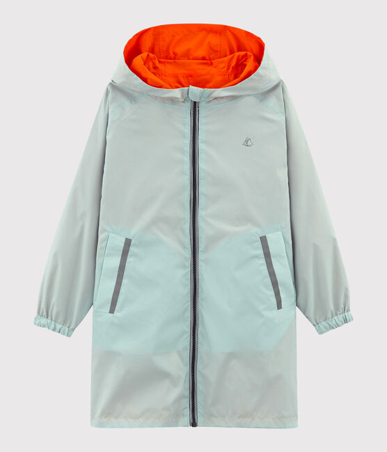 Unisex Children's Warm Reversible Windbreaker CAROTTE orange/FONTAINE blue