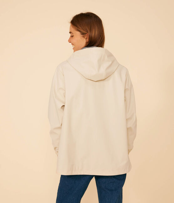 Women's short raincoat AVALANCHE Ecru