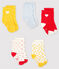 Baby Girls' Patterned Socks - 5-Pack variante 1