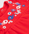 Baby girls' embroidered dress PEPS red